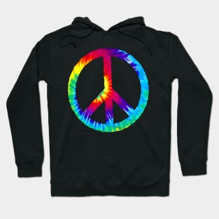 Hippie Tie Dye Peace Sign costume t-shirt Hoodie